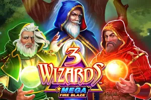 Playtech : Mega Fire Blaze: 3 Wizards - SPINBET123