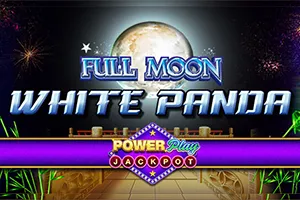 Playtech : Full Moon: White Panda PowerPlay Jackpot - SPINBET123
